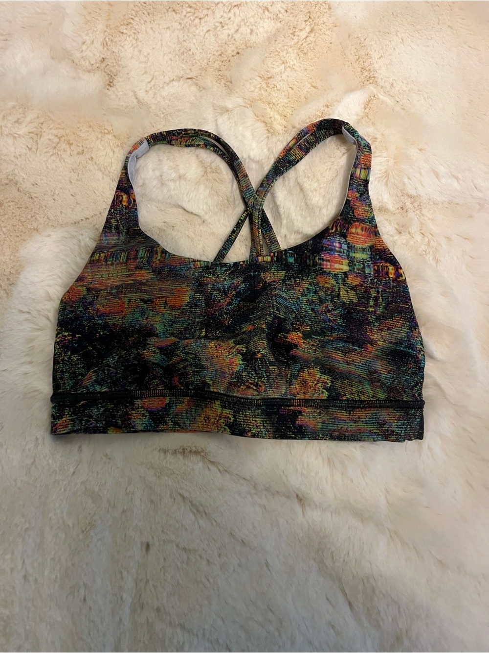 lululemon athletica Multicolor Cross-Strap Energy Bra